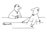 "I want to vote my fears this year, but they'll only let me vote once." - New Yorker Cartoon Premium Giclee Print by Charles Barsotti
