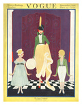 Vogue Cover - November 1916 Premium Giclee Print by Irma Campbell