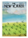 The New Yorker Cover - October 15, 1966 Premium Giclee Print by Saul Steinberg