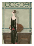 Vogue - February 1925 Premium Giclee Print by Georges Lepape