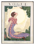 Vogue Cover - June 1925 Premium Giclee Print by Georges Lepape