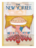 The New Yorker Cover - July 7, 1975 Premium Giclee Print by Robert Weber