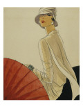 Vogue - January 1928 Premium Giclee Print by Porter Woodruff
