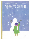 The New Yorker Cover - January 30, 1984 Premium Giclee Print by Heidi Goennel