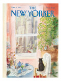 The New Yorker Cover - March 1, 1982 Premium Giclee Print by Jean-Jacques Sempé