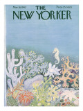 The New Yorker Cover - March 16, 1963 Premium Giclee Print by Ilonka Karasz