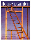 House & Garden Cover - February 1946 Premium Giclee Print by Haanel Cassidy