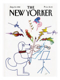 The New Yorker Cover - August 23, 1982 Premium Giclee Print by Saul Steinberg