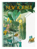 The New Yorker Cover - February 19, 1972 Premium Giclee Print by Charles Saxon
