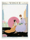 Vogue Cover - July 1917 Premium Giclee Print by Helen Dryden