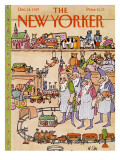 The New Yorker Cover - December 14, 1987 Premium Giclee Print by William Steig