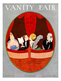 Vanity Fair Cover - December 1924 Premium Giclee Print by A. H. Fish