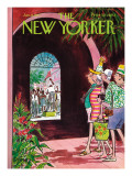 The New Yorker Cover - January 9, 1971 Premium Giclee Print by Charles Saxon