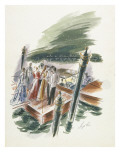 Vogue - October 1938 Premium Giclee Print by Constantin Alajalov