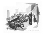 "We have arrived at a verdict." - New Yorker Cartoon Premium Giclee Print by Richard Decker