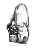 "Get out and mingle with the other schizophrenes." - New Yorker Cartoon Premium Giclee Print by Mary Petty