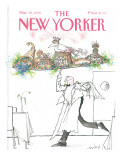 The New Yorker Cover - March 19, 1990 Premium Giclee Print by Ronald Searle