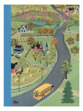 The New Yorker Cover - September 9, 1950 Premium Giclee Print by Charles E. Martin
