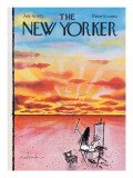 The New Yorker Cover - July 16, 1973 Premium Giclee Print by Ronald Searle