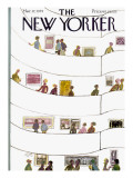 The New Yorker Cover - March 17, 1975 Premium Giclee Print by Laura Jean Allen