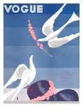 Vogue Cover - February 1933 Premium Giclee Print by Eduardo Garcia Benito