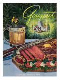 Gourmet Cover - June 1949 Premium Giclee Print by Henry Stahlhut