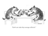 "I don't care what they scavenge at Kevin's." - New Yorker Cartoon Premium Giclee Print by Marshall Hopkins