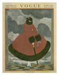 Vogue Cover - October 1917 Premium Giclee Print by Georges Lepape