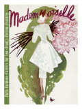 Mademoiselle Cover - April 1937 Premium Giclee Print by Elizabeth Dauber