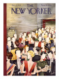The New Yorker Cover - October 27, 1934 Premium Giclee Print by Constantin Alajalov
