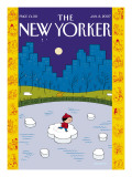 The New Yorker Cover - January 8, 2007 Premium Giclee Print by Ivan Brunetti