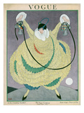 Vogue Cover - June 1917 Premium Giclee Print by George Wolfe Plank