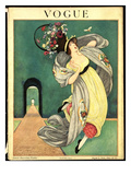 Vogue Cover - August 1918 Premium Giclee Print by George Wolfe Plank