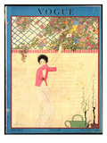Vogue Cover - July 1918 Premium Giclee Print by Georges Lepape