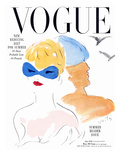 Vogue Cover - July 1949 Premium Giclee Print by Marcel Vertes