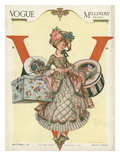 Vogue Cover - September 1913 Premium Giclee Print by Frank X. Leyendecker