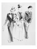 Vogue - February 1936 Premium Giclee Print by René Bouét-Willaumez