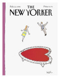 The New Yorker Cover - February 12, 1990 Premium Giclee Print by Arnie Levin