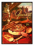 Gourmet Cover - October 1949 Premium Giclee Print by Henry Stahlhut