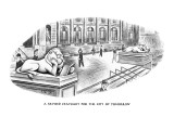 A Revised Statuary for the City of Tomorrow - New Yorker Cartoon Premium Giclee Print by Richard Taylor