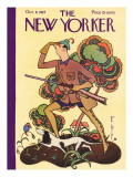 The New Yorker Cover - October 8, 1927 Premium Giclee Print by Rea Irvin