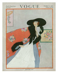 Vogue Cover - October 1917 Premium Giclee Print by Helen Dryden