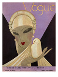 Vogue Cover - April 1927 Premium Giclee Print by Eduardo Garcia Benito