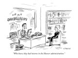 "Who knew they had interns in the Hoover administration." - New Yorker Cartoon Premium Giclee Print by David Sipress