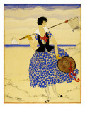 Vogue - July 1921 Premium Giclee Print by Helen Dryden