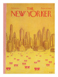 The New Yorker Cover - February 18, 1974 Premium Giclee Print by Robert Weber