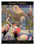 House & Garden Cover - March 1919 Premium Giclee Print by L. V. Carroll