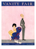 Vanity Fair Cover - January 1923 Premium Giclee Print by A. H. Fish