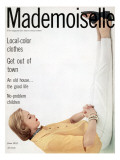 Mademoiselle Cover - June 1953 Premium Giclee Print by Herman Landshoff