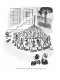 "She's utterly lacking in group integration." - New Yorker Cartoon Premium Giclee Print by Robert J. Day